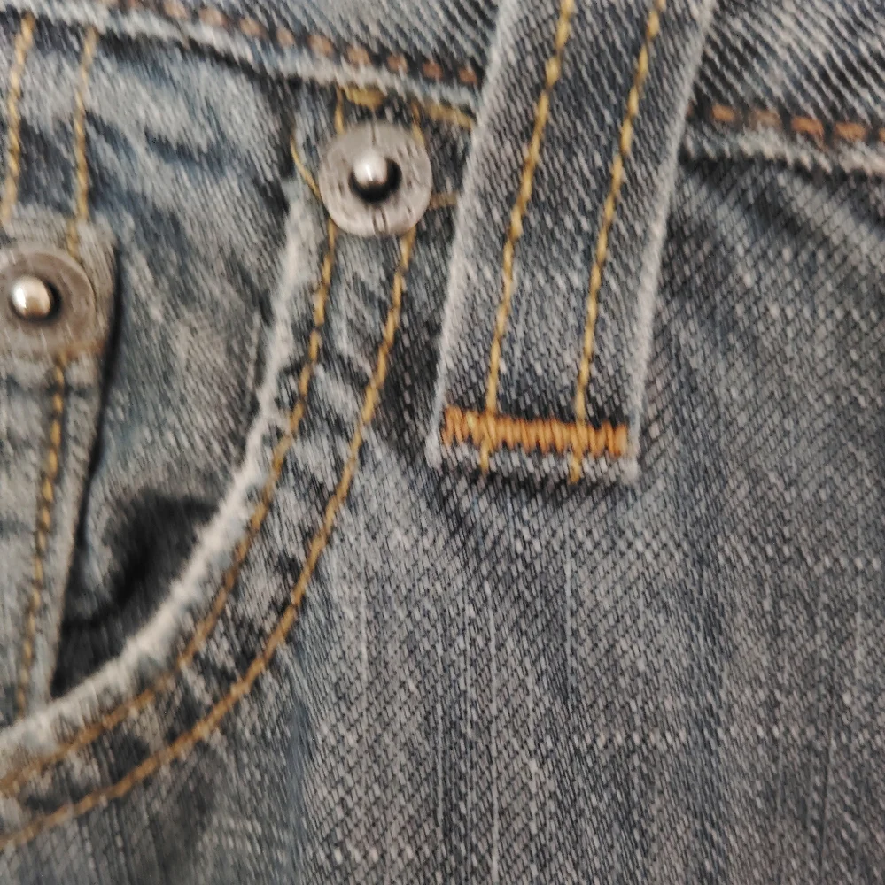 Levi's 514 Slim Straight Denim Blue Jeans Sz 34‎